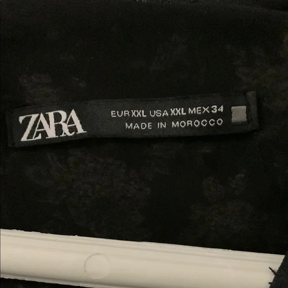 Zara floral Black Dress - Picture 4 of 4